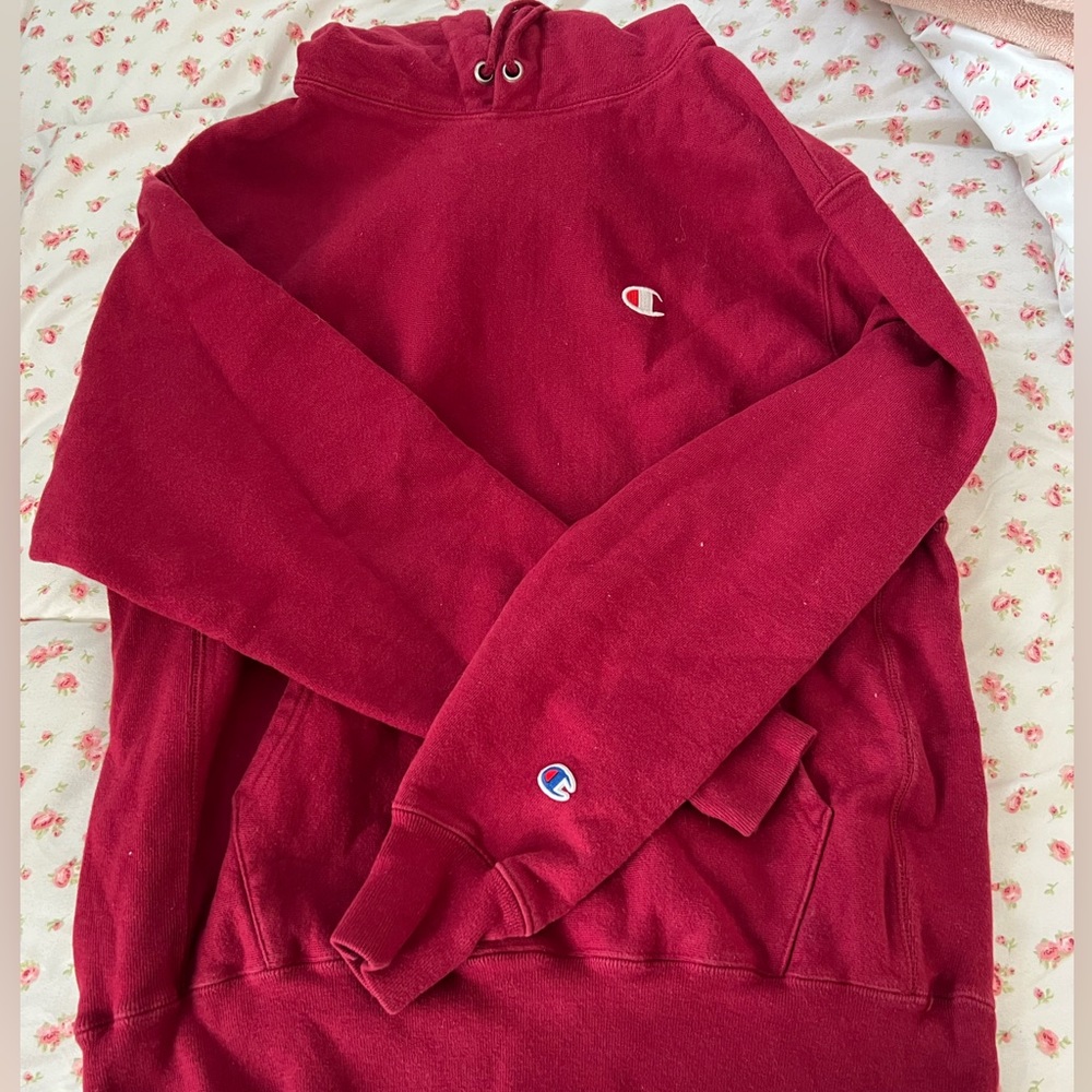 Champion Red Hoodie